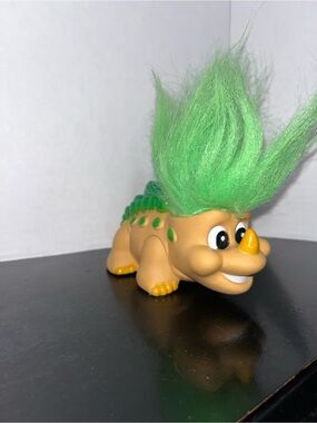 Vintage Dinosaur Stegosaurus Tyrano Trendmasters Troll Doll